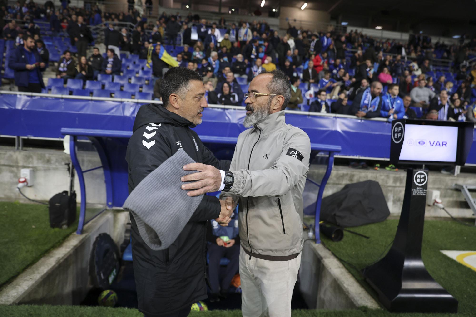 En imágenes: así fue el empate entre Real Oviedo y Las Palmas