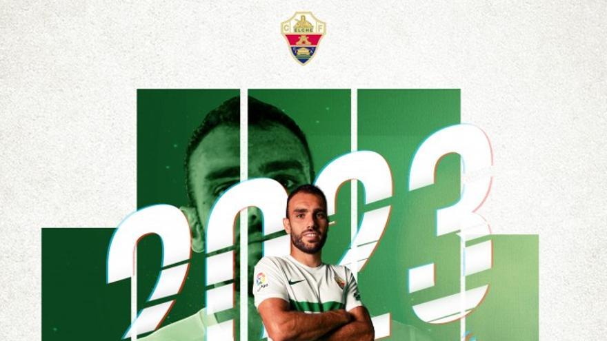 Gonzalo Verdú seguirá en el Elche hasta 2023