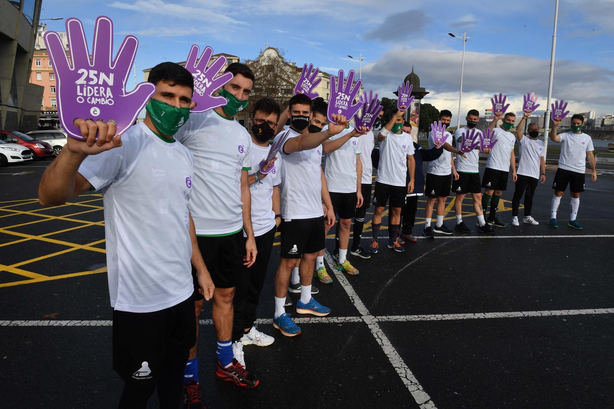 25-N en A Coruña | O deporte di "non" á violencia sobre as mulleres