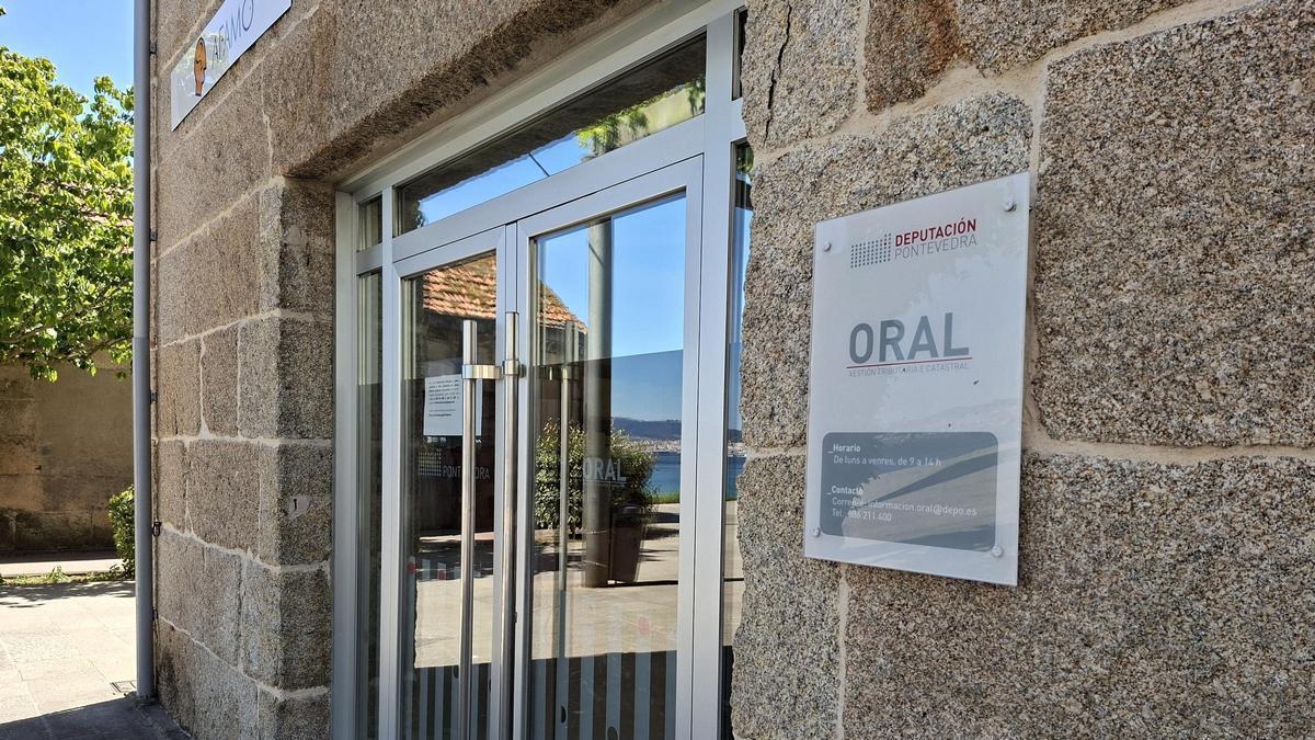 Oficina del ORAL de Cangas, donde se cobra el catastro del IBI de Urbana y de Rústica.