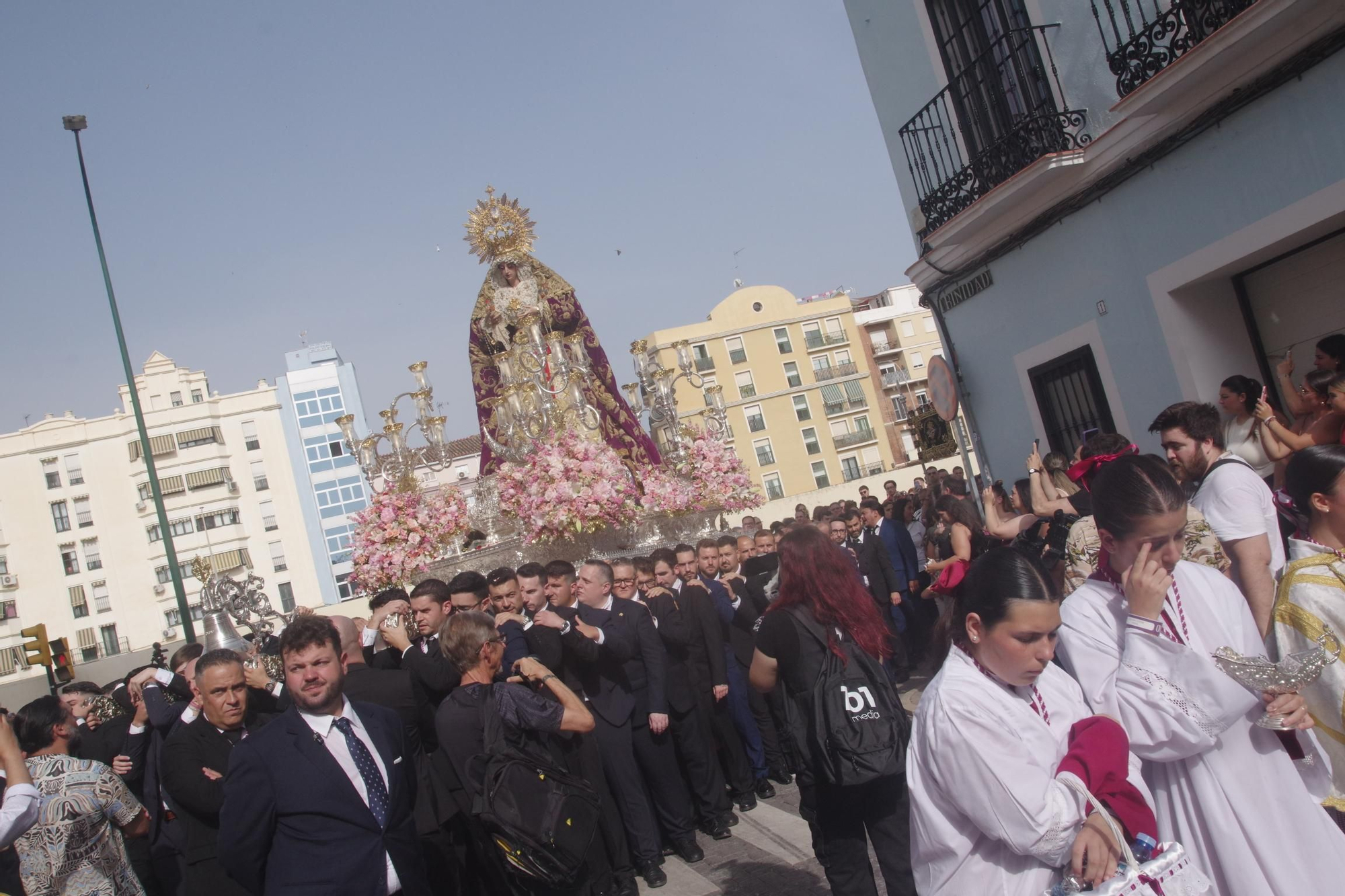 La procesión de la Virgen de la Trinidad este sábado, en imágenes