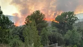 El primer incendio forestal del verano en Castellón: amplio despliegue en la zona