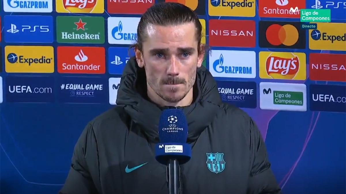 Griezmann: "El PSG fue mejor y no hicimos nuestro mejor partido"