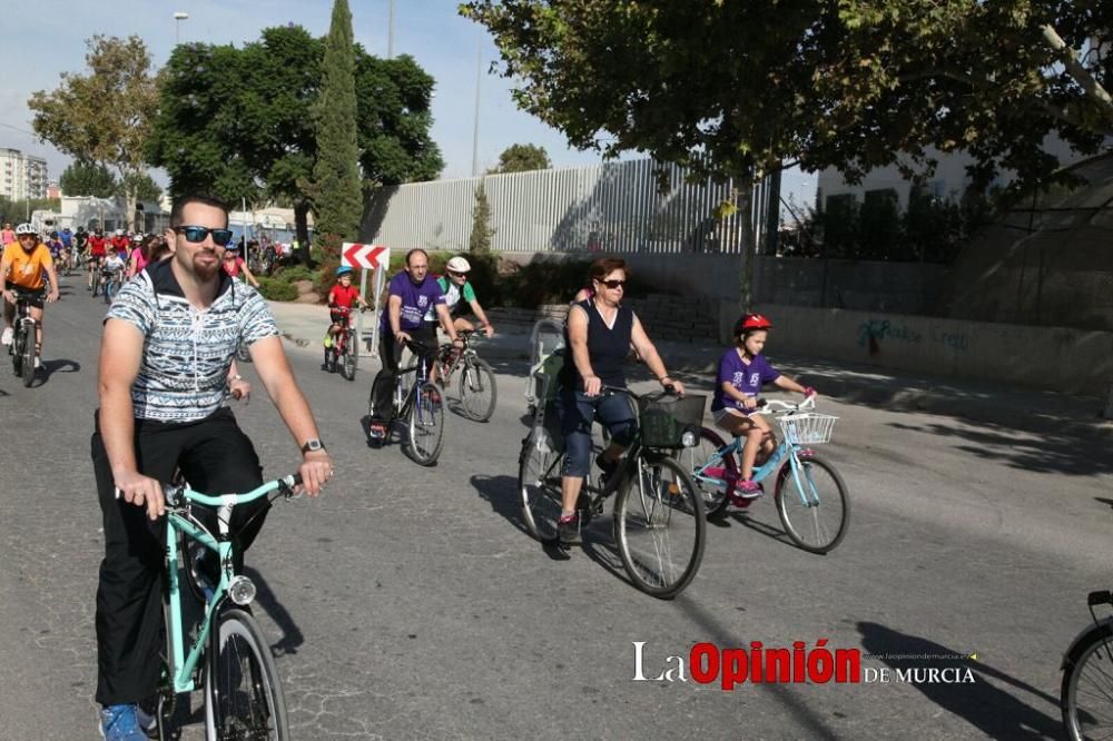 Ciclopaseo para clausular en Lorca los JDG