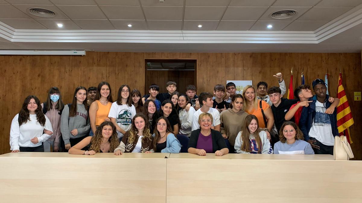 Alumnos de Merello que participaron en la iniciativa