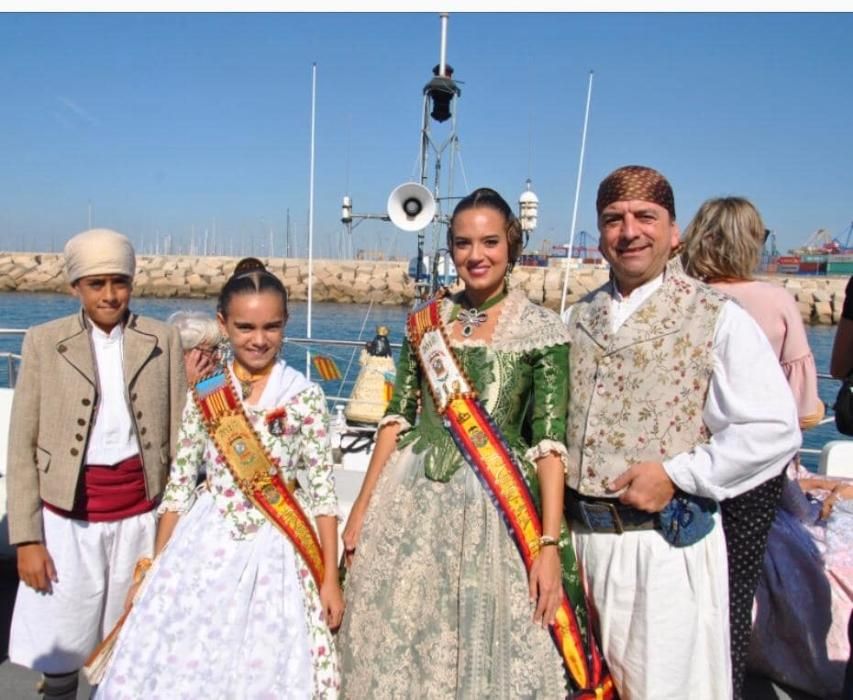 En vísperas de la llamada todavía ejerció de fallera mayor en la Ofrenda Marinera