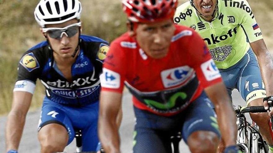 Brambilla, Quintana i Contador, els grans protagonistes d&#039;ahir