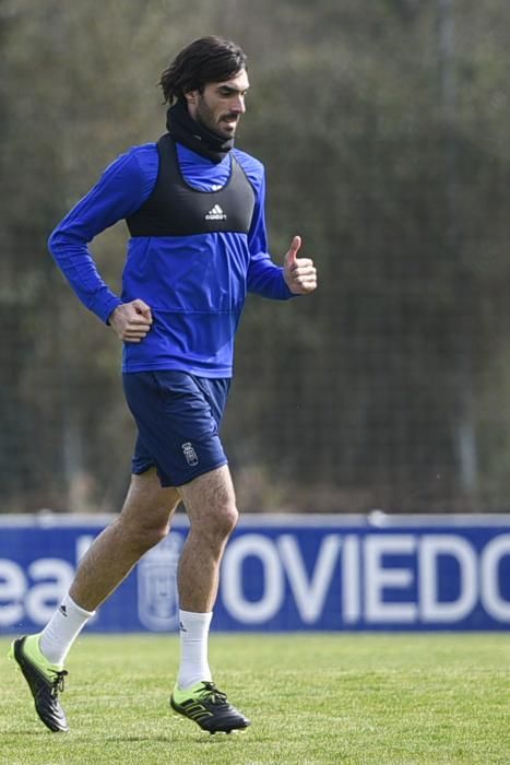 Entrenamiento del Oviedo en El Requexón