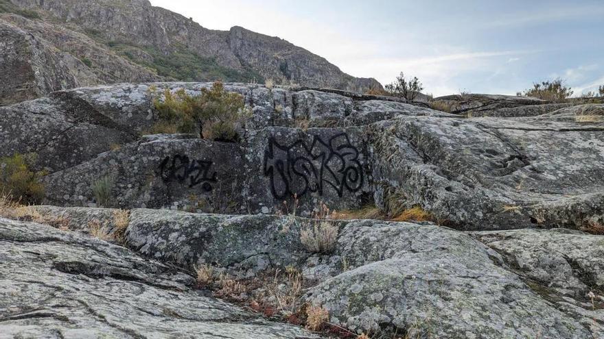 Pintadas en un emblemático paraje del Lago de Sanabria