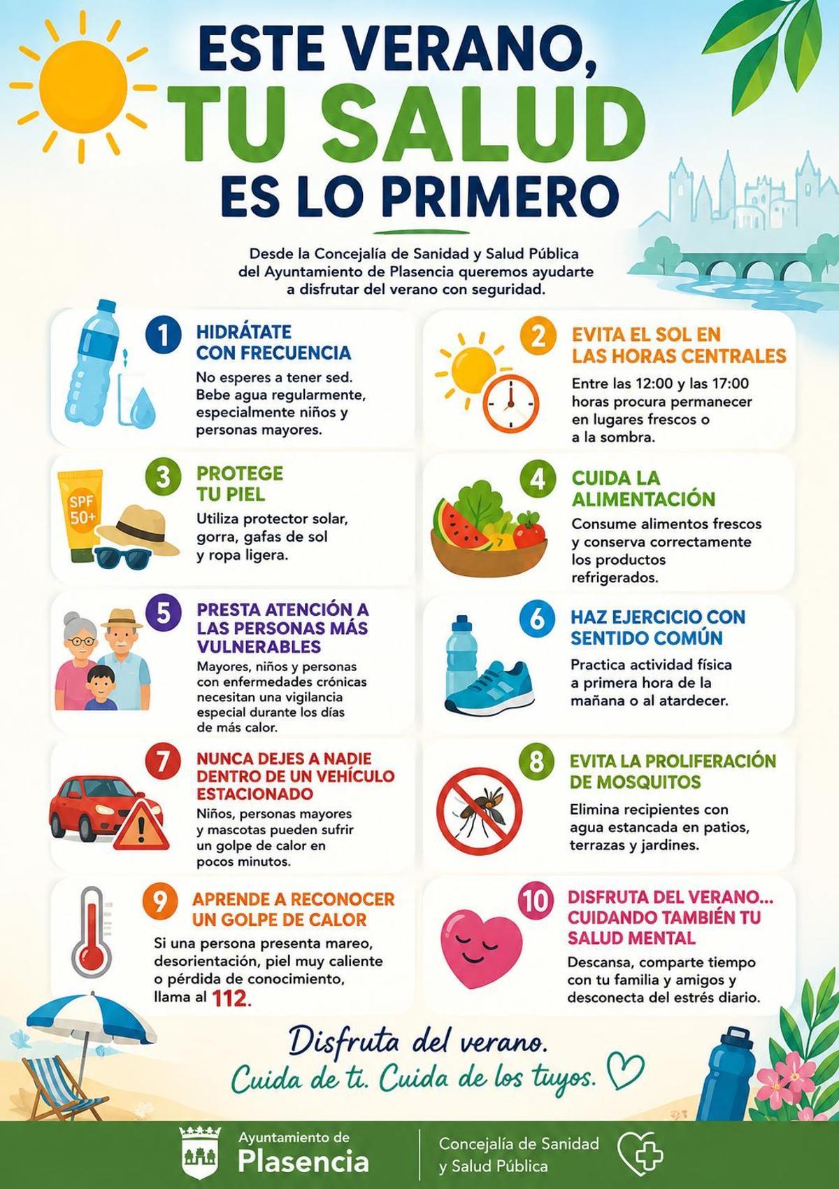 Cartel de la iniciativa presentada por la Concejalía de Sanidad y Salud Pública