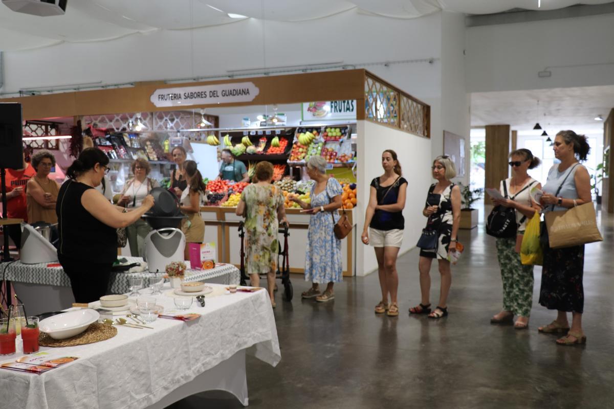 Actividad desarrollada en el mercado de abastos.