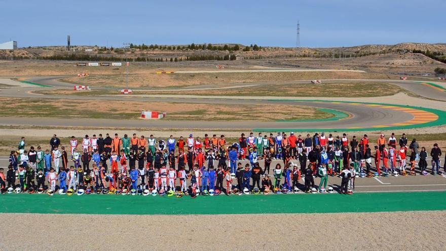 Gran inicio del campeonato valenciano de karting en Motorland Aragón