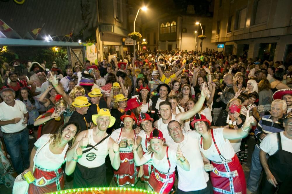 Carnaval de noche en Luanco