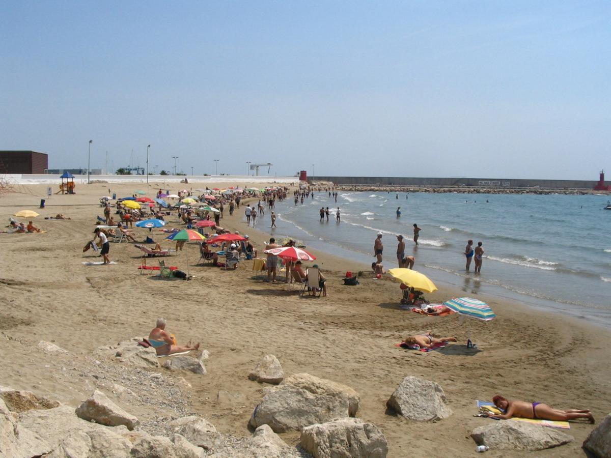 Playa de Benicarló.