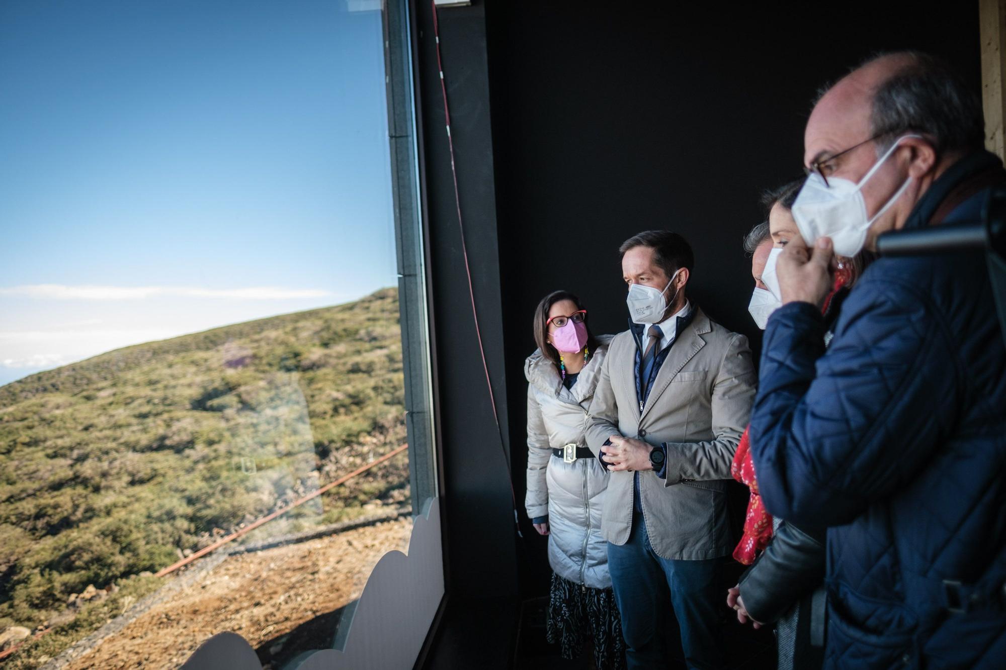 Inauguración del centro de interpretación en el Roque de los Muchachos, en La Palma (19/12/2021)