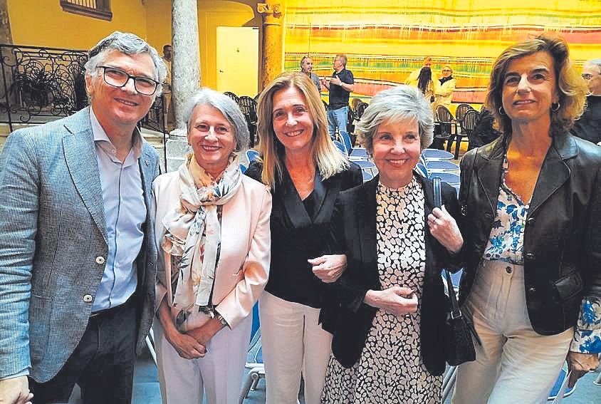 Ramón García, Margarita Dhalberg, Ana Fageda, Cata Aguiló y Cristina Barcina.