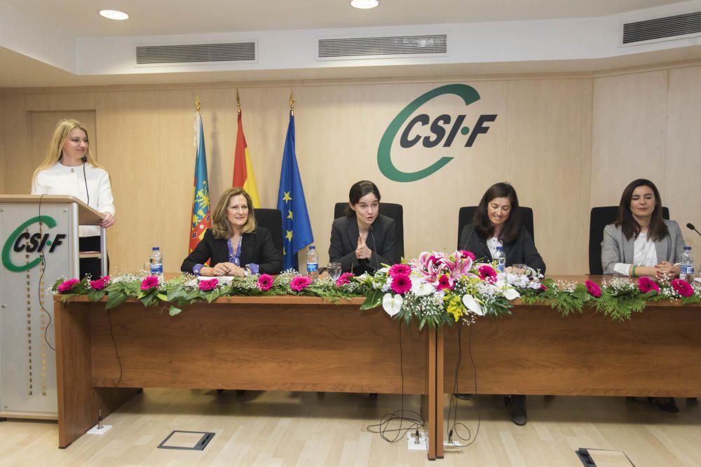 CSIF reconoce como "mujer referente" a Lydia del Canto