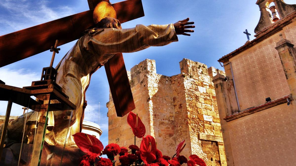El Cristo de la Humillación, en la plaza del Rei de Tarragona.