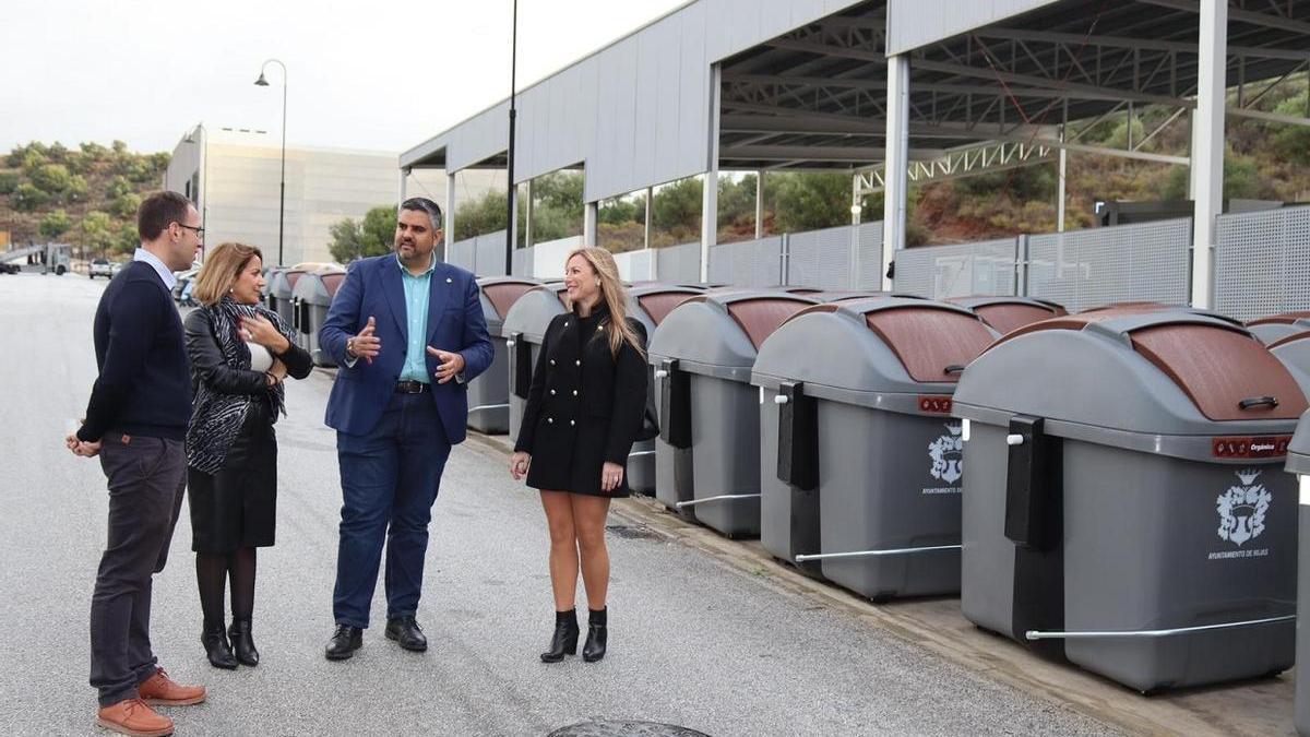 Mijas comienza a desplegar los contenedores marrones para residuos orgánicos.