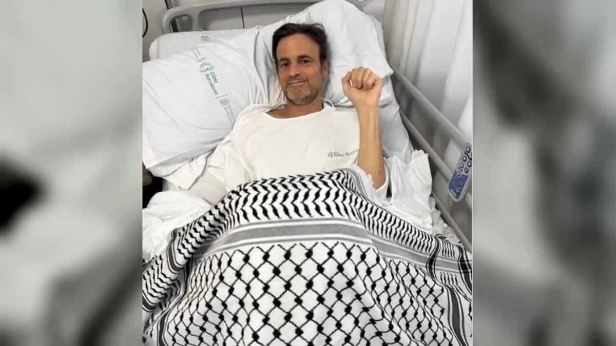 Jaume Asens en el hospital