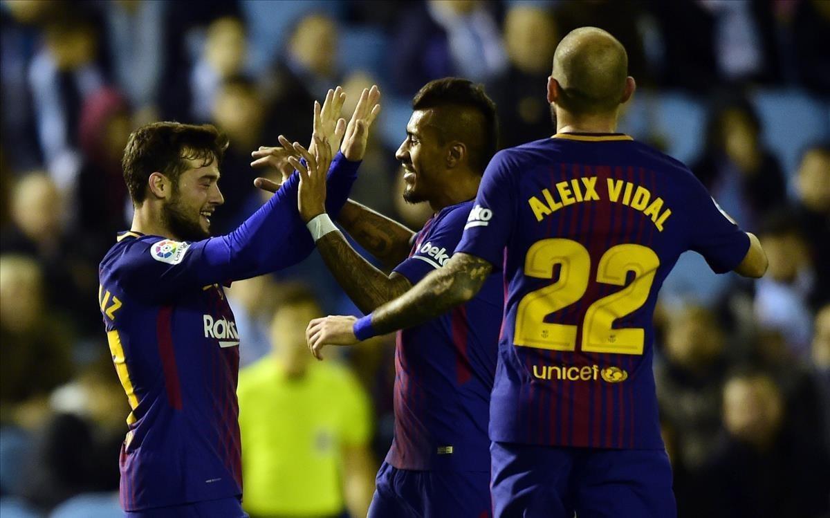 lmendiola41475649 barcelona s spanish forward jose arnaiz  l  celebrates a goa180104194257