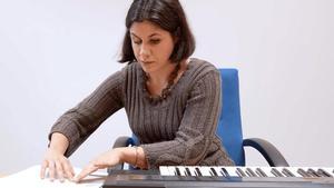 Marina Rojas, responsable de la Unidad Braille y del Departamento de Comisión Braille Española y del Etiquetado en la ONCE.