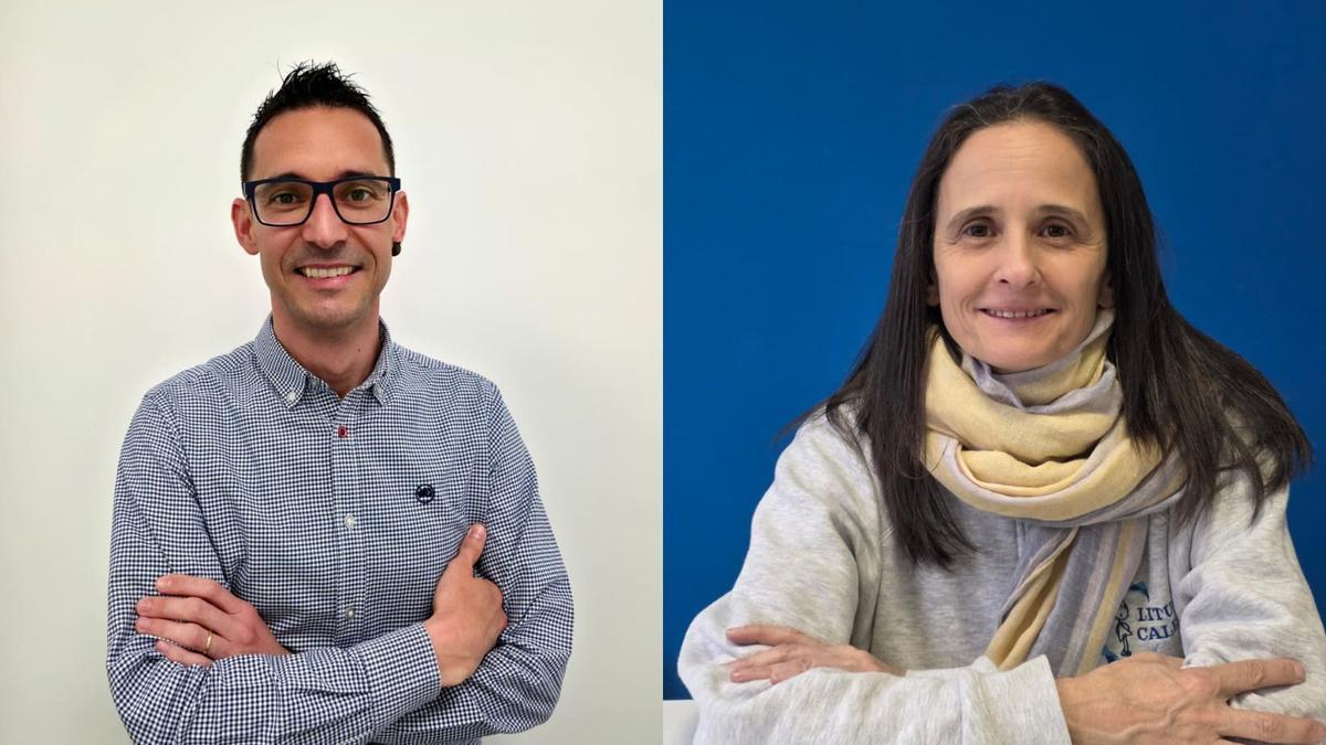 Iago Fonseca, pedagogo experto en altas capacidades, y María Pacín, psicóloga clínica y educativa.