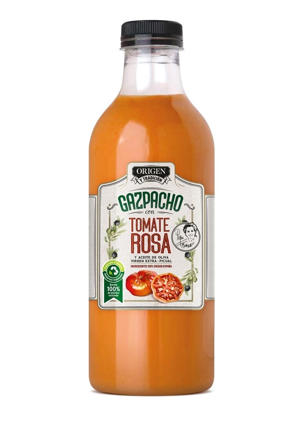 Elaborado con tomate Rosa.