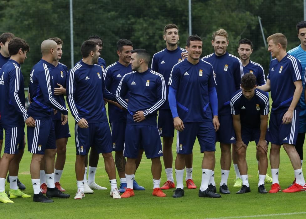 Primer entrenamiento del Real Oviedo para la tempo