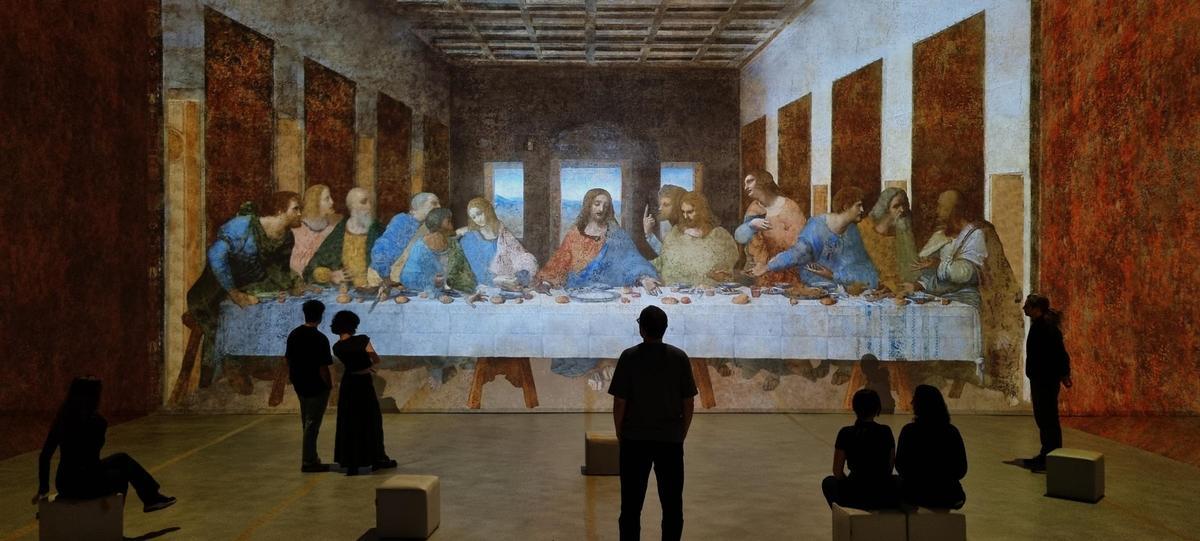 Un fragmento de 'Leonardo vs Michelangelo'.