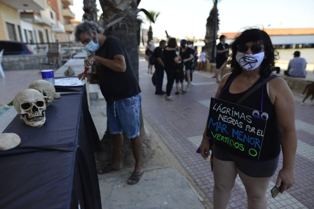 Manifestación contra el estado del Mar Menor