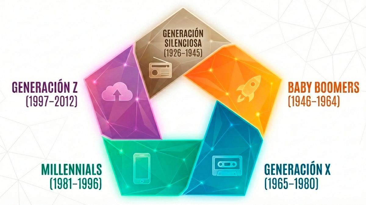 Las diferentes generaciones.