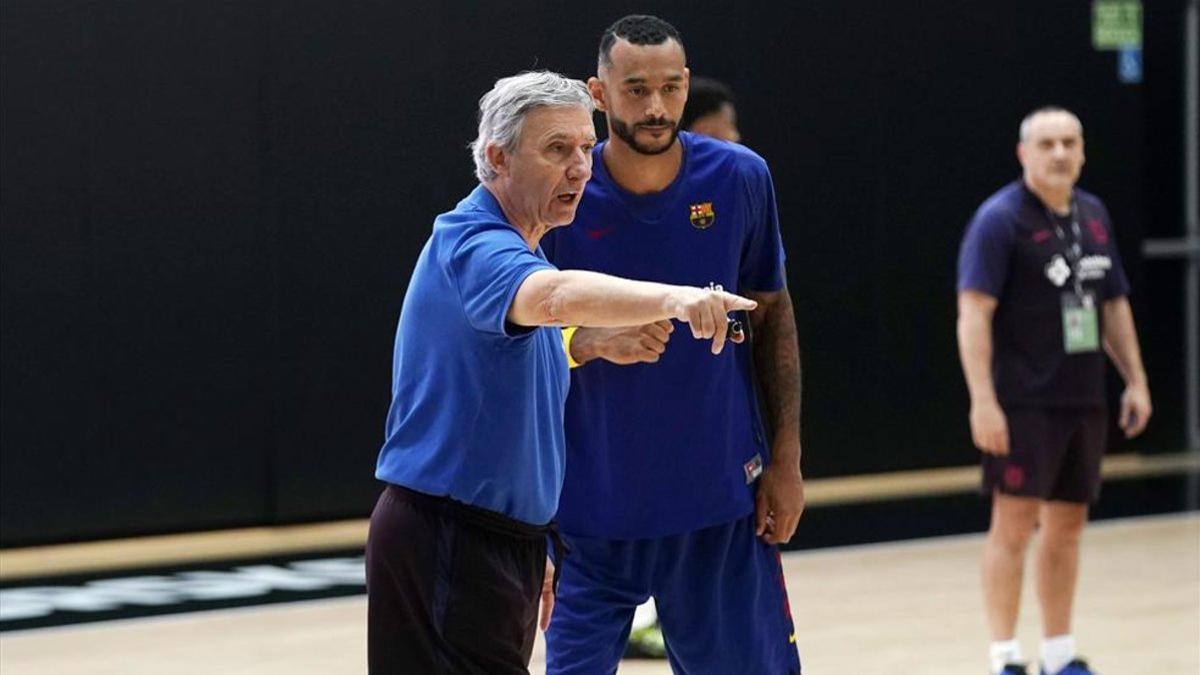 Pesic, durante un reciente entrenamiento en Valencia