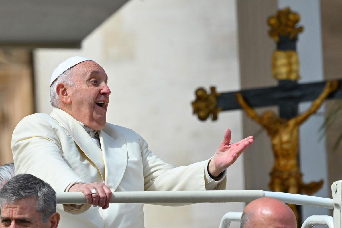 El Papa Francisco asiste a la Misa del Domingo de Ramos