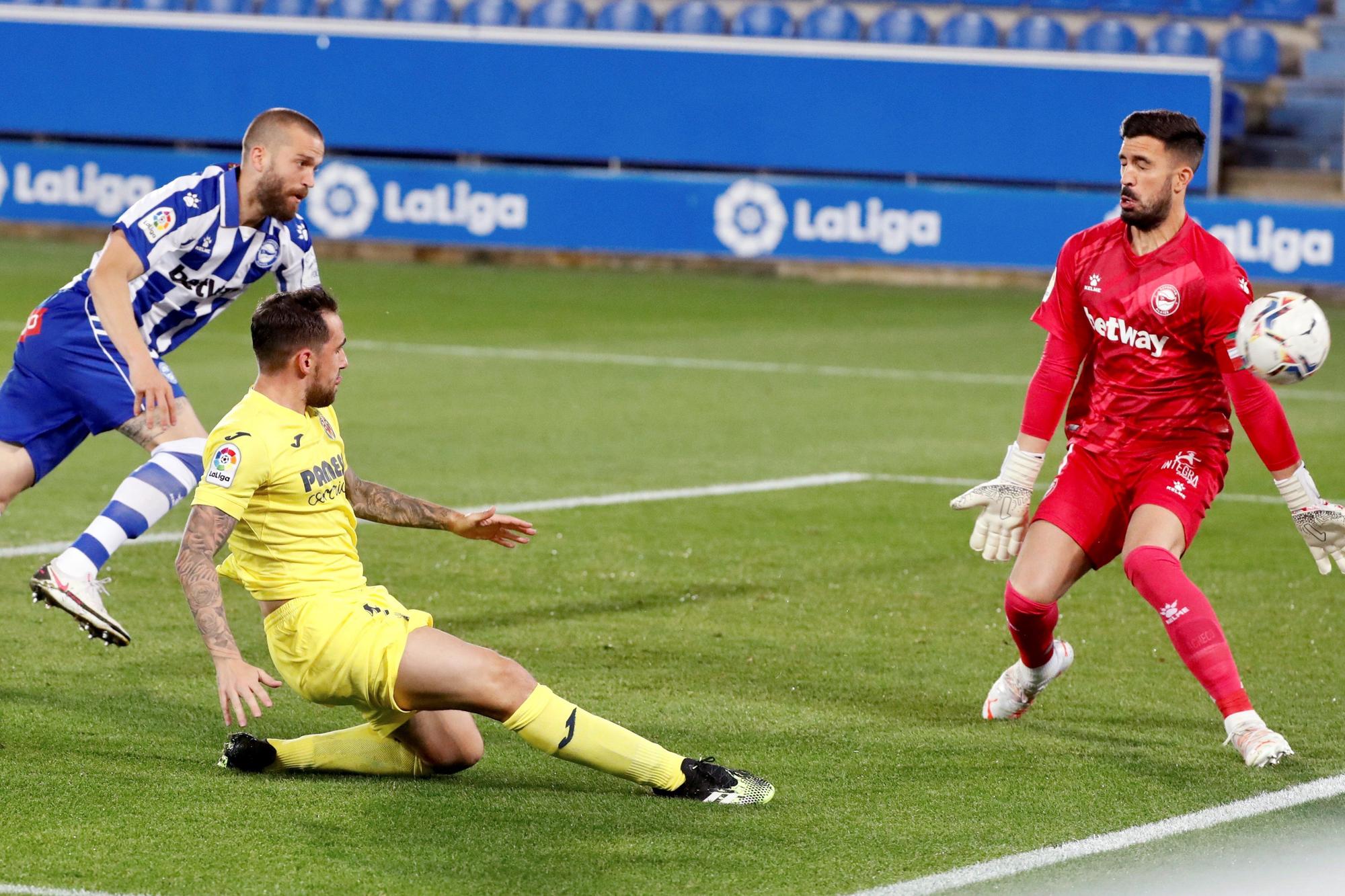 El Alavés-Villarreal, en imágenes