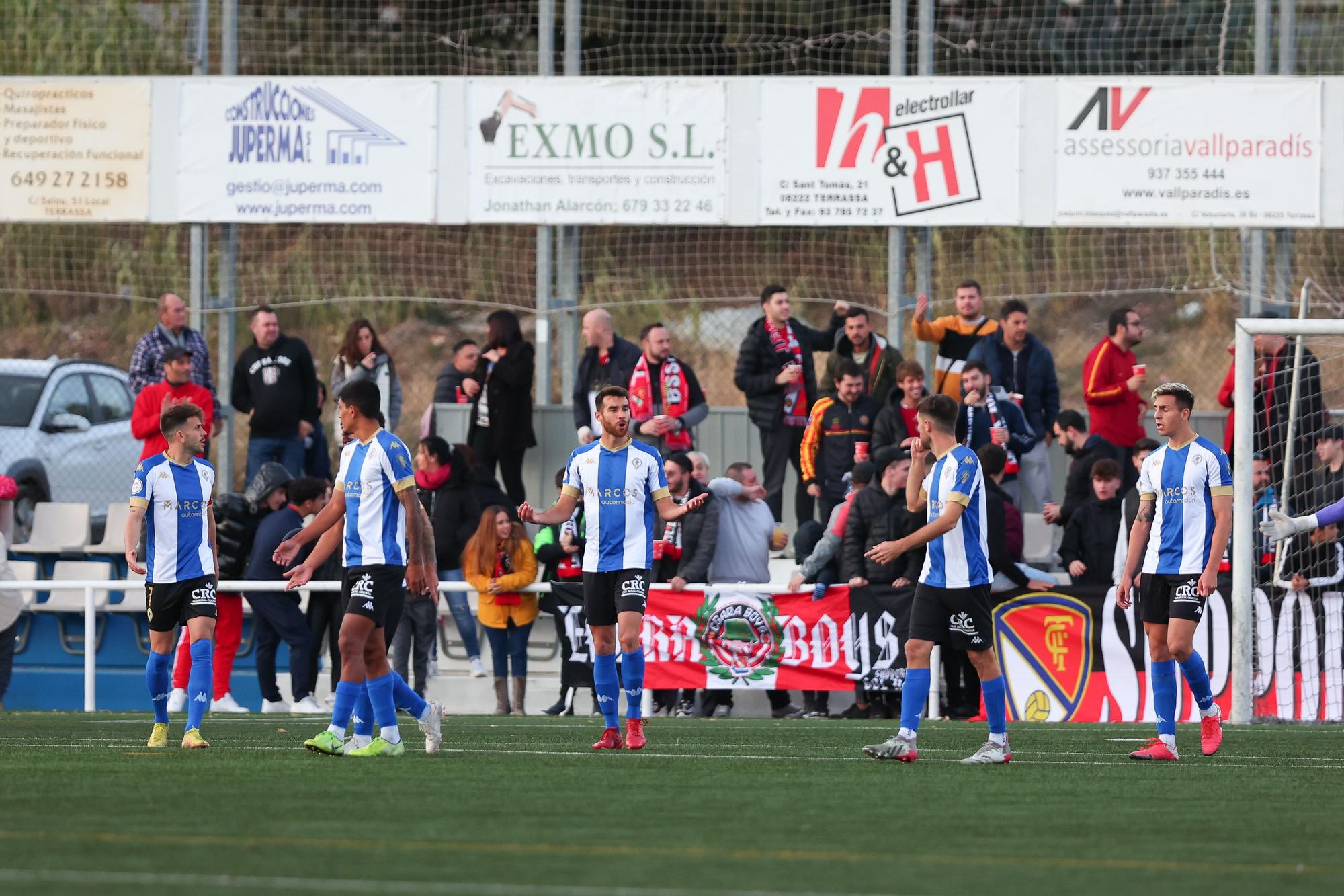 Las imágenes del Terrassa FC - Hércules CF