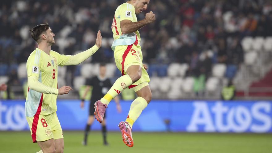 Clasificación para el Mundial 2026: Georgia - España, en imágenes