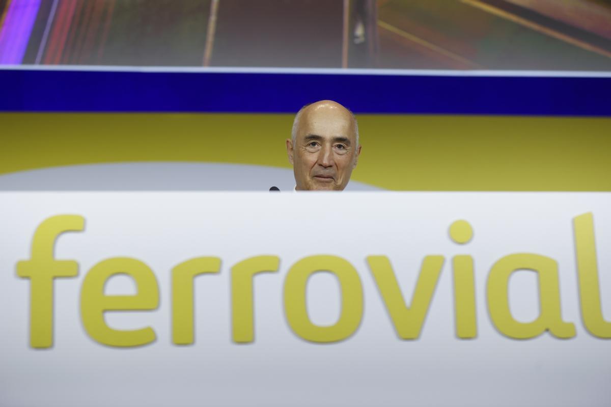 El presidente de Ferrovial, Rafael del Pino, en la última Junta de Accionistas