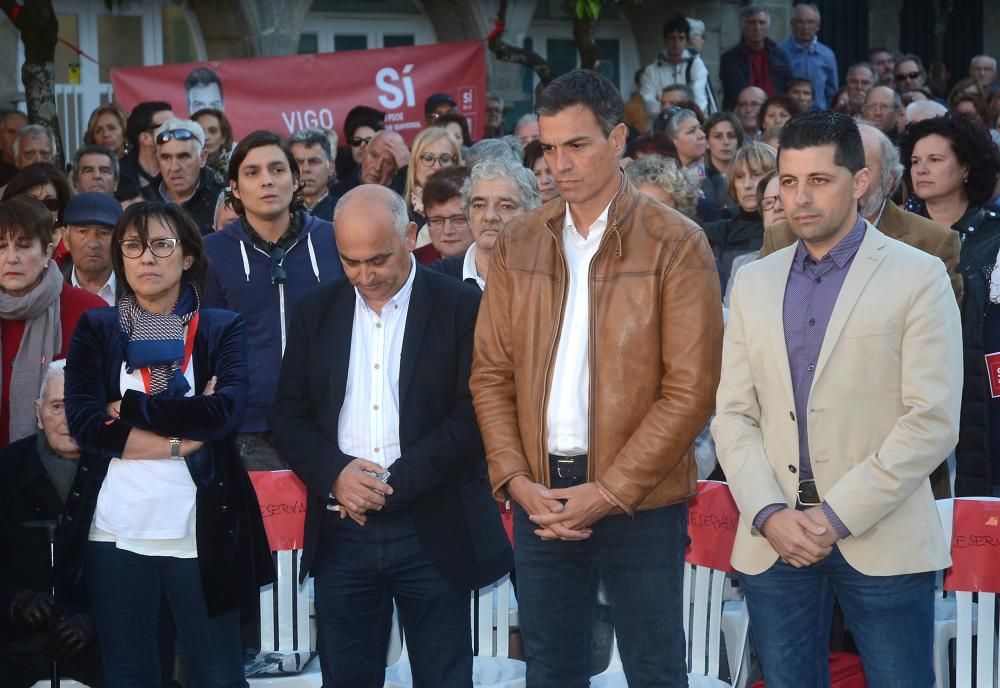 Pedro Sánchez, en Pontevedra