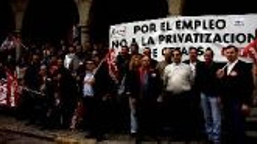 Los empleados de Cetarsa inician sus movilizaciones