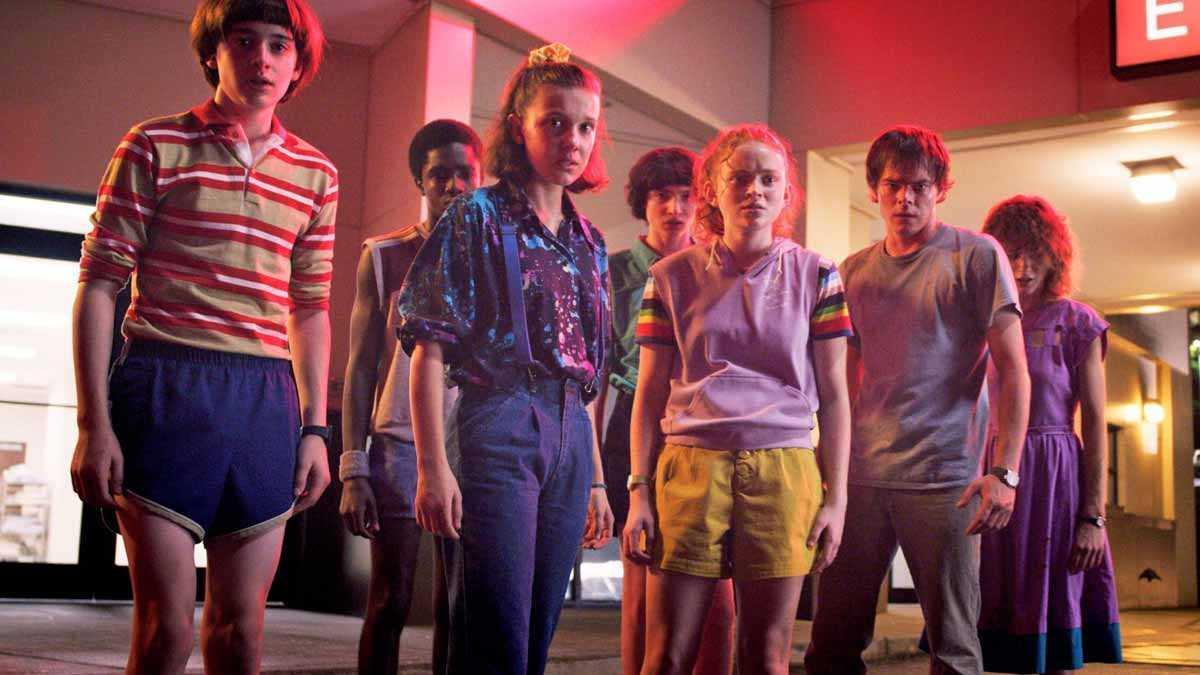 Els protagonistes de la sèrie «Stranger Things»