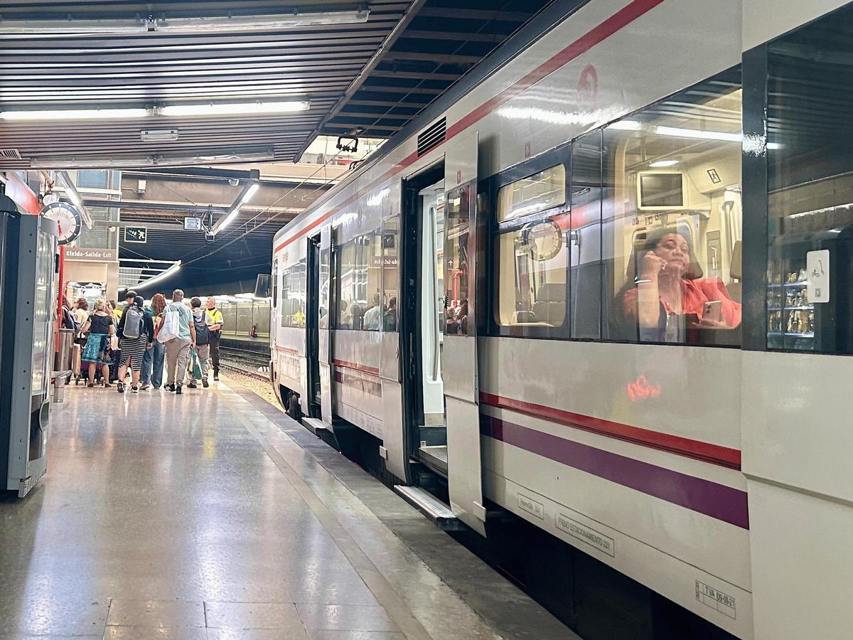 Imagen de la estación subterránea de Gandia