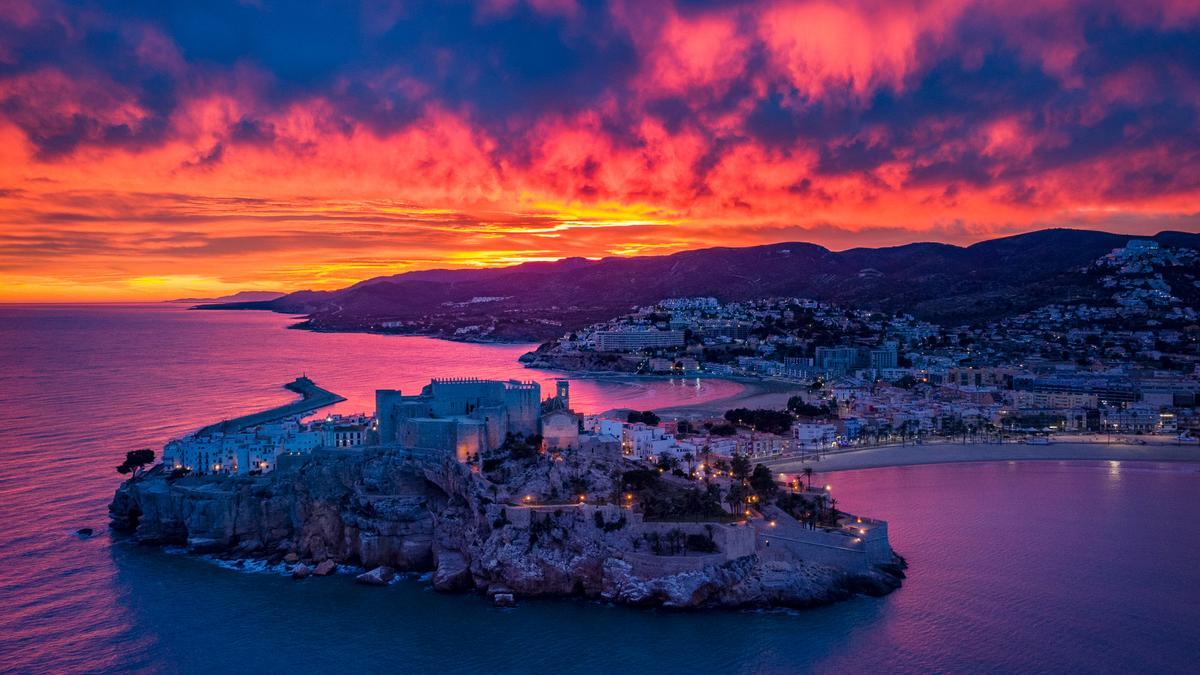 Peñíscola se deja redescubrir con estas impresionantes fotografías aéreas