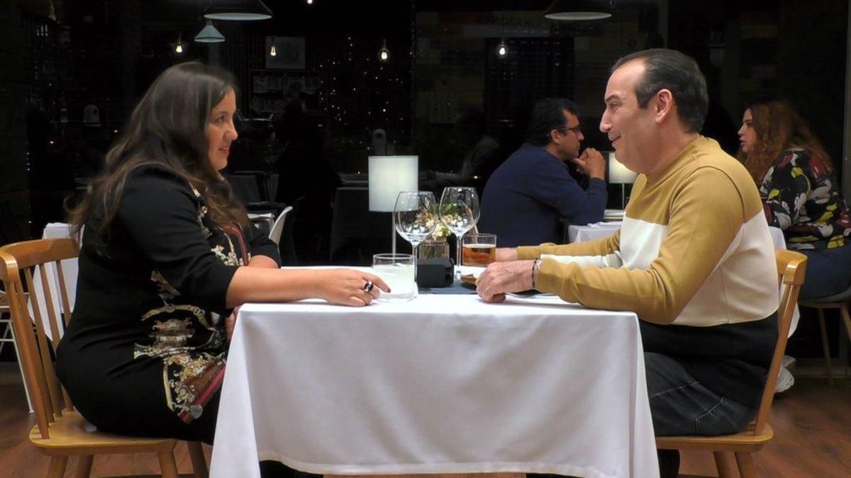 Mari Carmen y Ramón en 'First Dates'