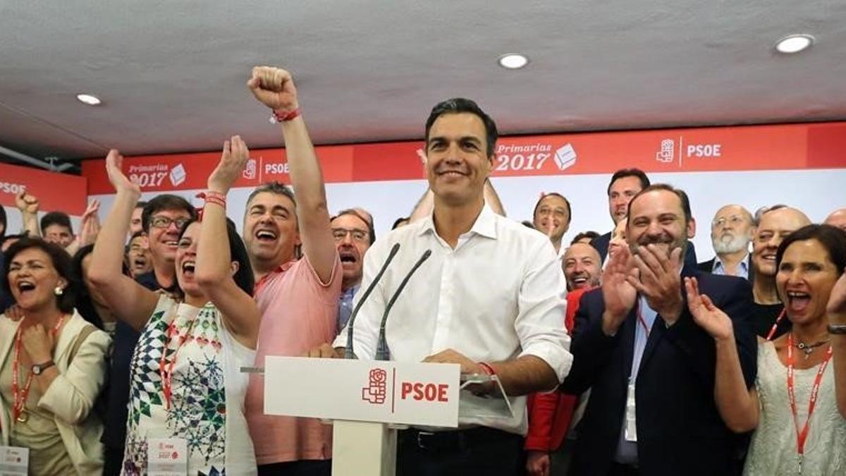 Noche electoral de las elecciones primarias en el PSOE