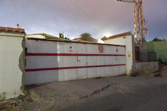 Calle Lomo de la Presa, en la zona de El Salobre, donde un menor mató a un hombre