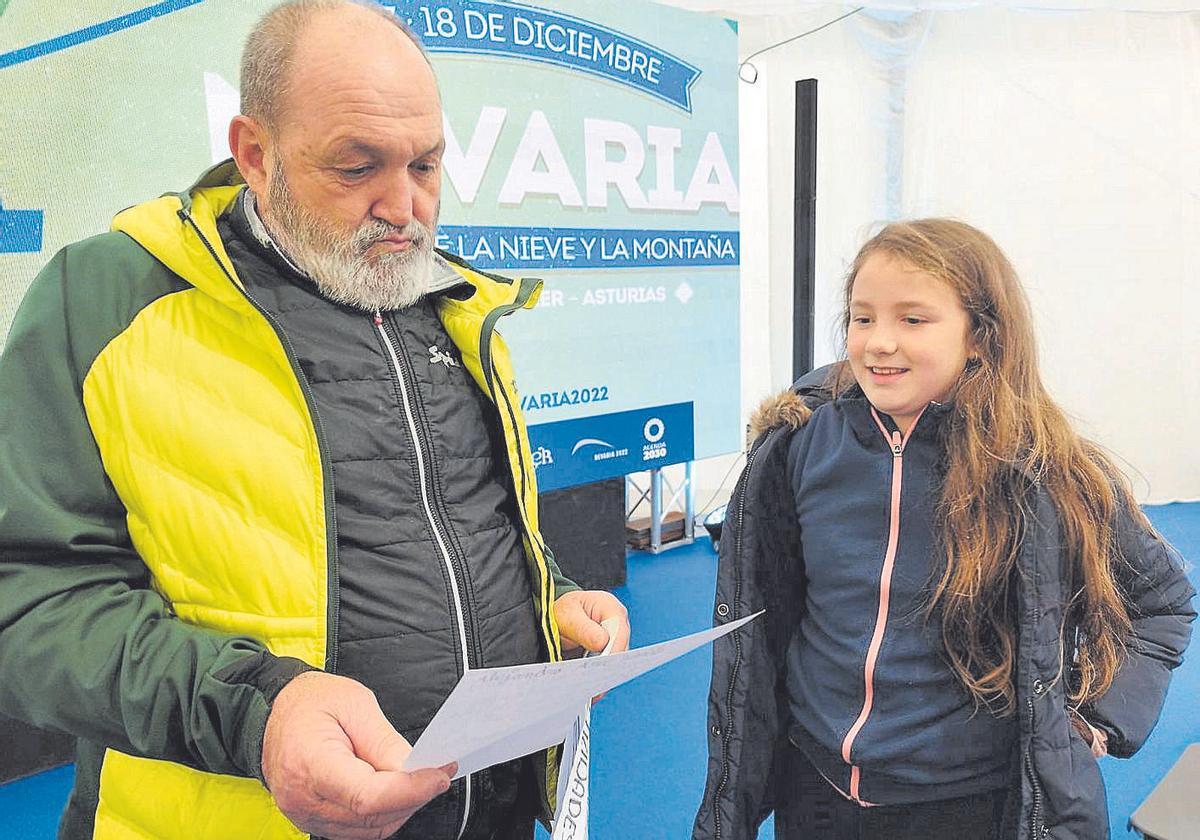 Juanito Oiarzabal, en la Feria de Nevaria 2022, en Moreda.