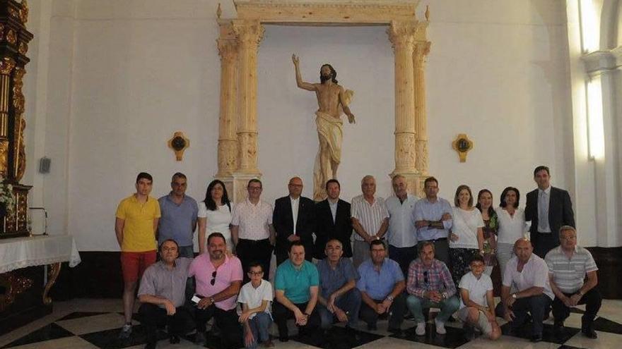 El Real Monasterio de la Encarnación acoge el nuevo retablo en el que se expone el Resucitado.