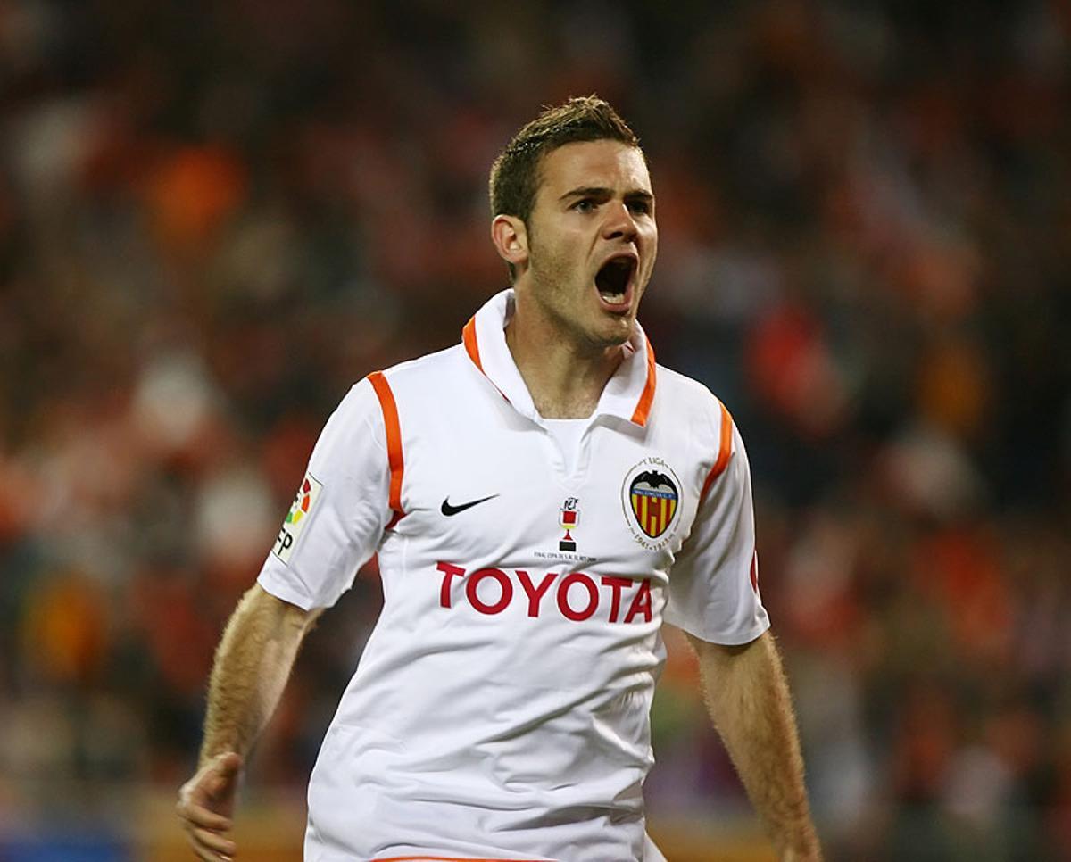 Juan Mata en la Final de Copa del Rey de 2008