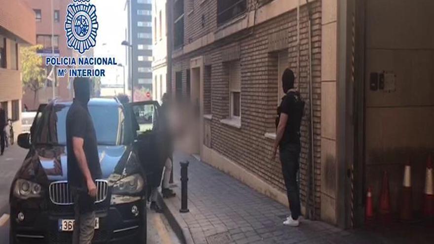 Once detenidos por atracos con armas de fuego en Alicante y Murcia